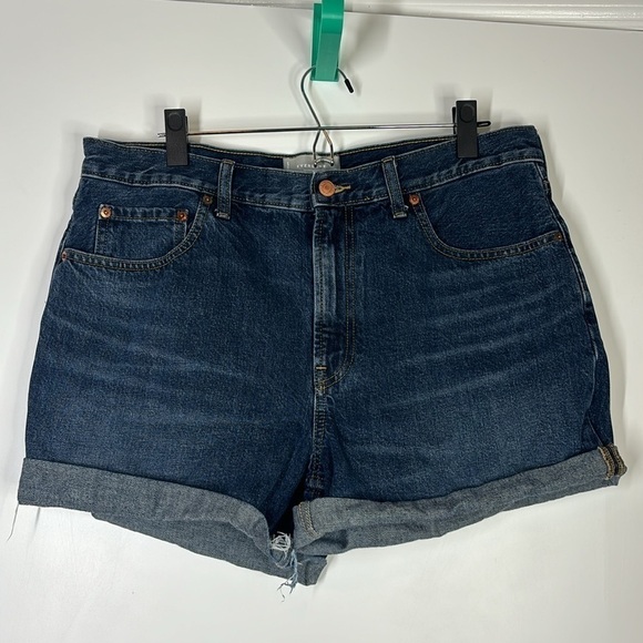 Everlane The denim short organic cotton dark wash shorts size 32 - Picture 1 of 6